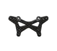 MGHGFYTAS Coche RC Piezas Compatible con Losi para Mini-T 2,0 1/18 RC, Piezas De Actualización Coche, Accesorios, Patrón Fibra Carbono, Torre Choque Frontal/Soporte