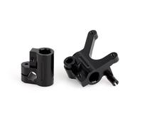 MGHGFYTAS Coche RC Piezas Compatible con Losi Promoto-MX 1/4 RC, Piezas De Mejora Motocicleta, Juego Orejetas Horquilla Aleación Aluminio CNC, Montaje Rueda Delantera