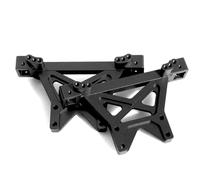 MGHGFYTAS Coche RC Piezas Compatible con TRAXXAS 1/10 Piezas De Coche para E-maxx T-maxx RC, 1 Par para Torre Choque Delantera Y Trasera, Soporte Amortiguador 4917R(Black)