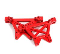 MGHGFYTAS Coche RC Piezas Compatible con TRAXXAS 1/10 Piezas De Coche para E-maxx T-maxx RC, 1 Par para Torre Choque Delantera Y Trasera, Soporte Amortiguador 4917R(Red)