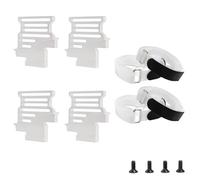 MGHGFYTAS Coche RC Piezas Compatible con TRAXXAS 1/6 para XRT 8S RC Accesorios De Piezas Coche Soporte Batería Metal Sujeción Correa