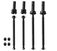 MGHGFYTAS Compatible con Arrma 6S para BLX para Typhon 1/7 1/8 RC Accesorios De Actualización De Coche Piezas De Acero para Alto Carbono Juntas CVD Delanteras Y Traseras Accesorios Coches RC(Black)