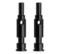 MGHGFYTAS Compatible con ARRMA para Gorgon 2WD 1/10 RC Actualización De Coche Piezas De Repuesto Accesorios Eje Delantero De Metal Husillos De Eje Delantero Accesorios Coches RC(Black)
