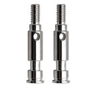 MGHGFYTAS Compatible con ARRMA para Gorgon 2WD 1/10 RC Actualización De Coche Piezas De Repuesto Accesorios Eje Delantero De Metal Husillos De Eje Delantero Accesorios Coches RC(Silver)