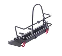 MGHGFYTAS Compatible con Axial para SCX10 90046 para SCX10 III AXI03007 para Traxxas para TRX4 1/10 RC Crawler Parachoques Delantero Y Trasero De Metal con Gancho De Remolque RC Parachoques(Rear)