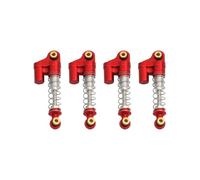 MGHGFYTAS Compatible con Axial para SCX24 90081 1/24 RC Crawler Car Accesorios Piezas 4 Piezas 32MM Amortiguador De Aluminio Accesorios Coches RC(Red)