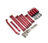 MGHGFYTAS Compatible con FMS para Fire para Horse para Thunder 1/18 RC, Piezas De Modificación De Actualización De Coche, Accesorios, Juego De Carro Amortiguador Accesorios Coches RC(Red)
