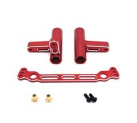MGHGFYTAS Compatible con FS para Tank para Atom para Focus 6S 1/8 RC Piezas De Mejora De Coche Accesorios Conjunto De Dirección De Grupo De Dirección De Metal Accesorios Coches RC(Red)