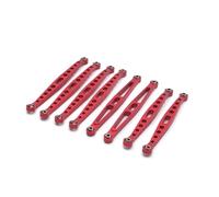 MGHGFYTAS Compatible con HB ZP1001 ZP1002 ZP1003 ZP1004 ZP1005 ZP1008 1/10 RC Piezas De Mejora para Coche 8 Piezas Barra De Acoplamiento Metálica Accesorios Coches RC(Red)