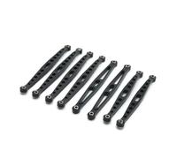 MGHGFYTAS Compatible con HB ZP1001 ZP1002 ZP1003 ZP1004 ZP1005 ZP1008 1/10 RC Piezas De Mejora para Coche 8 Piezas Barra De Acoplamiento Metálica Accesorios Coches RC(Black)