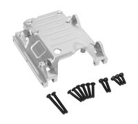 MGHGFYTAS Compatible con MJX para Hyper GO 1/12 Control Remoto H12Y Modificación De Coche Teledirigido Accesorios Piezas Caja De Cambios Metálica Base De Buje Accesorios Coches RC(Silver)