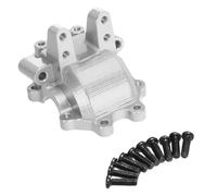 MGHGFYTAS Compatible con MJX para Hyper Go 1/14 14210 14209 RC Piezas De Coche Accesorios Caja De Cambios Delantera De Metal Cubierta Frontal De Carcasa Diferencial Accesorios Coches RC(Silver)