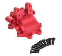 MGHGFYTAS Compatible con MJX para Hyper Go 1/14 14210 14209 RC Piezas De Coche Accesorios Caja De Cambios Delantera De Metal Cubierta Frontal De Carcasa Diferencial Accesorios Coches RC(Red)