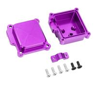 MGHGFYTAS Compatible con MJX para Hyper Go 14210 14209 RC Mejora para Coche Accesorios Repuestos Cubierta Protectora De La Caja Receptora, Estante Central De Metal Accesorios Coches RC(Purple)