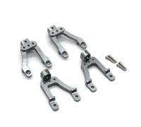 MGHGFYTAS Compatible con MN 128 MN86S RC Modificación De Mejora De Coche Accesorios De Repuesto Soporte De Amortiguador Metálico Accesorios Coches RC(Gray)