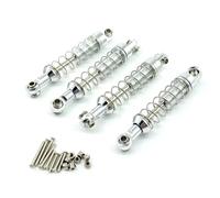 MGHGFYTAS Compatible con MN D90 para MN-90 FJ45 para MN99S para WPL C14 C24 C34 RC Accesorios De Actualización De Coche Piezas 1 Juego De Amortiguador De Metal Accesorios Coches RC(Silver)