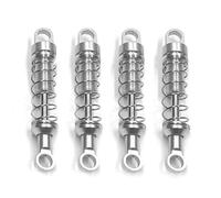 MGHGFYTAS Compatible con MN para MN78 para MN168 1/12 RC Piezas De Mejora De Coche Accesorios Metal No Hidráulico Resorte Externo Amortiguador Conjunto Accesorios Coches RC(Silver)