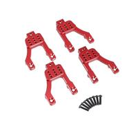 MGHGFYTAS Compatible con MN128 MN86 G500 1/12 RC Coche Actualización Accesorios De Modificación Piezas Soporte De Suspensión Delantera Y Trasera Accesorios Coches RC(Red)