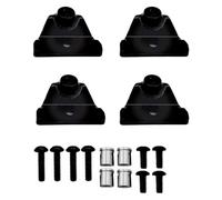 MGHGFYTAS Compatible con MN78 1/12 RC Mejoras para Coches Modificaciones Piezas Y Accesorios Delantero Y Trasero Soporte Metálico para Amortiguador Torre De Amortiguador Accesorios Coches RC(Black)