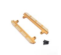 MGHGFYTAS Compatible con Suzuki para Jimny 1/16 RC, Piezas De Modificación De Actualización De Coche, Accesorios, Tableros De Metal, Pedales Laterales Antideslizantes Accesorios Coches RC(Yellow)