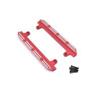 MGHGFYTAS Compatible con Suzuki para Jimny 1/16 RC, Piezas De Modificación De Actualización De Coche, Accesorios, Tableros De Metal, Pedales Laterales Antideslizantes Accesorios Coches RC(Red)