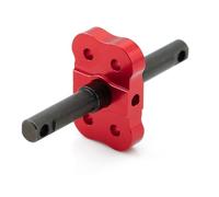 MGHGFYTAS Compatible con Traxxas para Mini para Maxx 1/10 RC Piezas De Actualización De Coche Accesorios Metal Diferencial Armario Carrete Diferencial Bloqueo Accesorios Coches RC(Red)