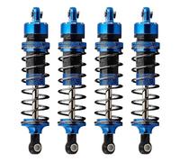 MGHGFYTAS Compatible con TRAXXAS para Mini para Maxx para XRT RC Piezas De Modificación De Actualización De Coche Accesorios Amortiguador De Metal 4 Uds Accesorios Coches RC(Blue)