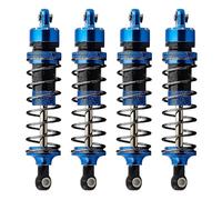 MGHGFYTAS Compatible con Traxxas para Mini para Maxx RC Mejora De Coche Accesorios Y Piezas De Modificación 4 Amortiguadores Metálicos Accesorios Coches RC(Blue)