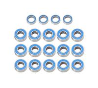 MGHGFYTAS Compatible con Traxxas para Slash para Bandit para Rustler 1/10 RC Accesorios Y Piezas De Mejora para Coche 19 Piezas Kit De Rodamientos Sellados Accesorios Coches RC