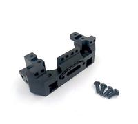 MGHGFYTAS Compatible con Traxxas para TRX4 1/10 RC Car Upgrade Accesorios Piezas Parachoques Delantero De Metal con Placa De Montaje De Servo Accesorios Coches RC(Black)
