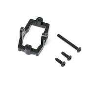 MGHGFYTAS Compatible con Traxxas para TRX4M 1/18 RC Crawler Car Actualización Modificación Piezas Accesorios Soporte Servo de Metal 9739 Accesorios Coches RC(Black)