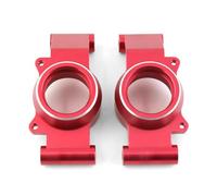 MGHGFYTAS Compatible con Traxxas para x-maxx 6S 8S 1/5 RC Monster Truck, Piezas de Mejora, Accesorios, Soporte para Cubo de Eje Trasero de Metal, 2 uds. Accesorios Coches RC(Red)