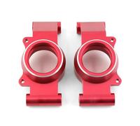 MGHGFYTAS Compatible con Traxxas para X-Maxx 6S 8S Coche RC 1/5 Mejora De Piezas Y Accesorios 2 Unidades Portaejes Traseros Metálicos Accesorios Coches RC(Red)