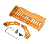 MGHGFYTAS Compatible con Wltoys 1/14 1/12 para Rlaarlo XDKJ-001 AM-X12 RC Piezas De Mejora De Coche Accesorios Soporte De ala Trasera De Metal Accesorios Coches RC(Yellow)