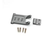 MGHGFYTAS Compatible con WLtoys 124016 124018 1/12 RC, Piezas De Modificación De Actualización De Coche, Accesorios, Parachoques Trasero De Metal Accesorios Coches RC(Gray)