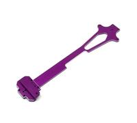 MGHGFYTAS Compatible con WLtoys 124017 124016 124018 124019 1/12 RC, Piezas De Modificación De Actualización De Coche, Accesorios, Losa De Segundo Piso De Metal Accesorios Coches RC(Purple)