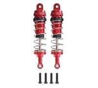 MGHGFYTAS Compatible con WLtoys 144001 144002 144010 1/14 1/12 RC Piezas De Mejora De Coche Accesorios Metal para Tipo Aceite Amortiguador Ajustable Accesorios Coches RC(Red)