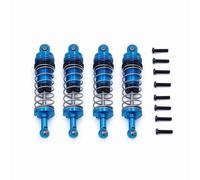 MGHGFYTAS Compatible con Wltoys 144001 144002 144010 124007 124008 124016 124017 124018 1/14 RC Accesorios De Piezas De Coche 4 Uds Amortiguador De Metal Accesorios Coches RC(Blue)