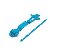 MGHGFYTAS Compatible con WLtoys 144001 144002 RC, Piezas De Modificación De Actualización De Coche, Accesorios, Placa De Segundo Piso De Metal, Eje De Transmisión Central Accesorios Coches RC(Blue)