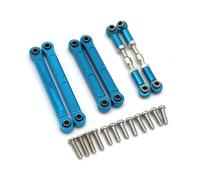 MGHGFYTAS Compatible con WLtoys 144001 144010 124016 124018 124007 124017 124019 1/14 1/12 RC Piezas De Actualización De Coche Accesorios Piezas De Varilla De Metal Accesorios Coches RC(Blue)