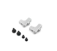 MGHGFYTAS Compatible con WLtoys 144010 144001 144002 124016 124017 124018 124019 RC Piezas De Modificación De Automóviles Soporte Servo Metálico Accesorios Coches RC(Silver)