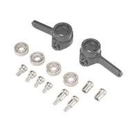 MGHGFYTAS Compatible con Wltoys 284131 284161 284010 K969 K979 K989 1/28 Piezas De Accesorios De Coche RC 2 Uds Copa De Dirección Delantera De Metal con Rodamientos Accesorios Coches RC(Gray)