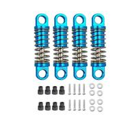 MGHGFYTAS Compatible con Wltoys 284131 K969 K979 K989 K999 P929 P939 1/28 RC Piezas De Actualización De Coche Accesorios Amortiguador De Metal 4 Uds Accesorios Coches RC(Blue)