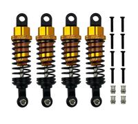 MGHGFYTAS Compatible con Wltoys A959 184011 A949 A969 A979 1/18 RC Actualización De Coche Piezas De Modificación Accesorios Amortiguador De Aceite De Metal Accesorios Coches RC(Yellow)