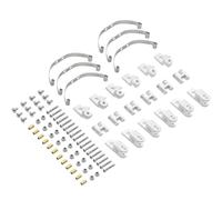 MGHGFYTAS Compatible con WPL B16 B36 para JJRC Q60 Q63 Q75 1/16 RC Accesorios para Coche Amortiguador De Acero Suspensión para Ballestas Accesorios Coches RC(Silver)