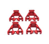 MGHGFYTAS Compatible con YK4106 YK4107 1/10 RC Modificación del Coche Accesorios Piezas Soportes De Amortiguador Trasero Delantero De Metal Fabricados Accesorios Coches RC(Red)