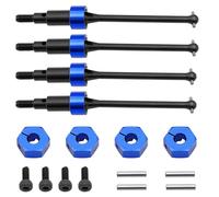 MGHGFYTAS Eje transmisión RC Compatible con Arrma para Granite para Typhon 1/18 RC Car Upgrade Parts Accessories 4 Piezas De Eje De Transmisión Delantero Y Trasero De Metal CVD