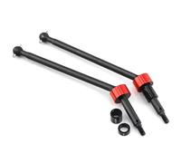 MGHGFYTAS Eje transmisión RC Compatible con HPI para Savage para Flux 1/8 RC Car Upgrade Modification Parts 2 Piezas De Acero Delantero Y Trasero CVD Drive Shaft 86246