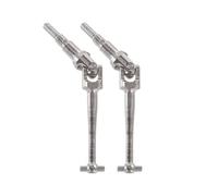 MGHGFYTAS Eje transmisión RC Compatible con Hyper Go para MJX H16BM H16 16207 14209 14210 H14BM 1/16 RC Accesorios para Coche 2 Piezas Eje De Transmisión Metálico(Silver)