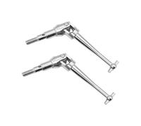 MGHGFYTAS Eje transmisión RC Compatible con MJX para Hyper Go H16 16207 16208 16209 16210 1/16 RC Accesorios Y Piezas De Mejora para Coche Eje De Transmisión CVD Metálico(Silver,2pcs)